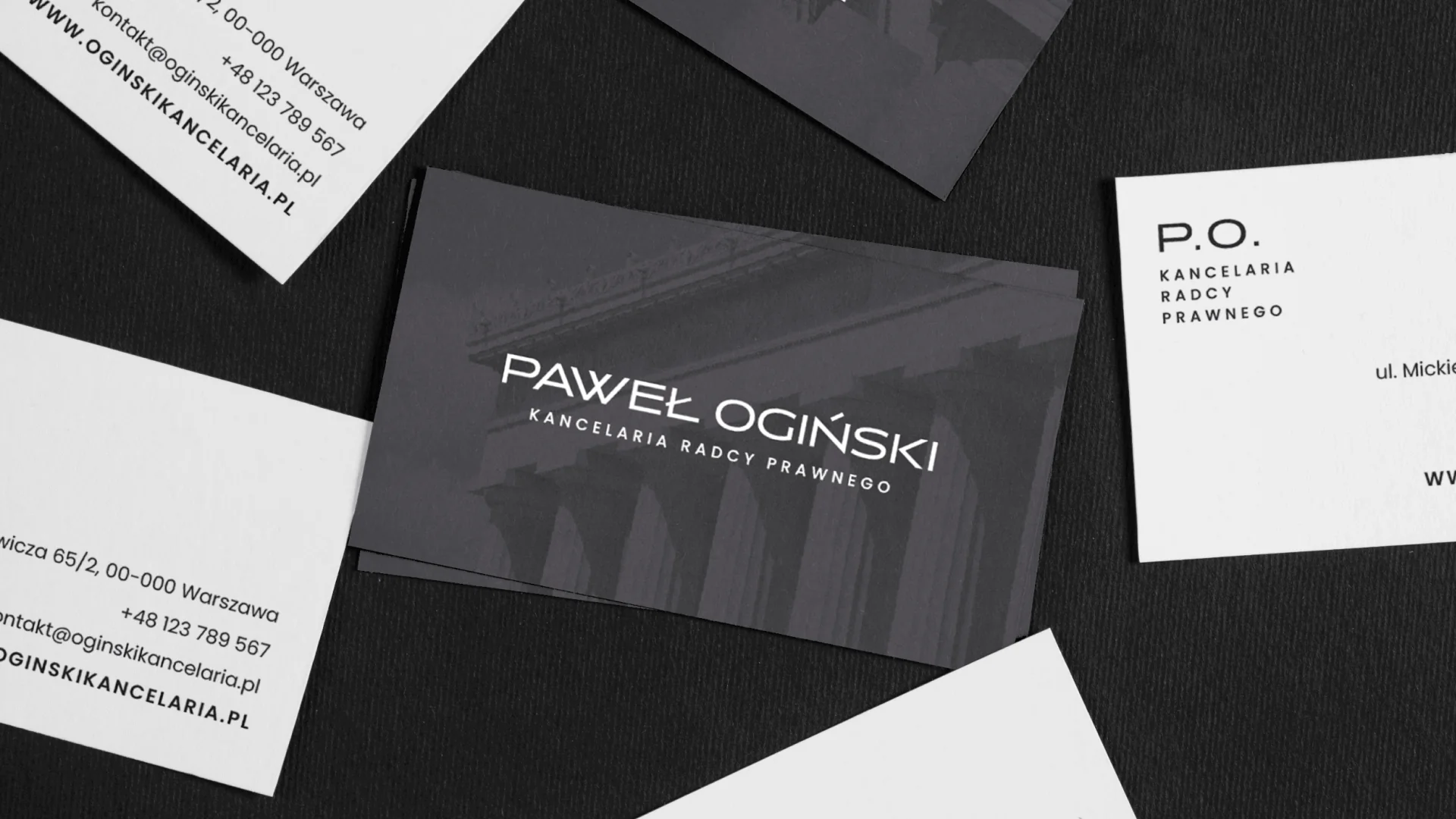 Identyfikacja wizualna kancelarii Paweł Ogiński